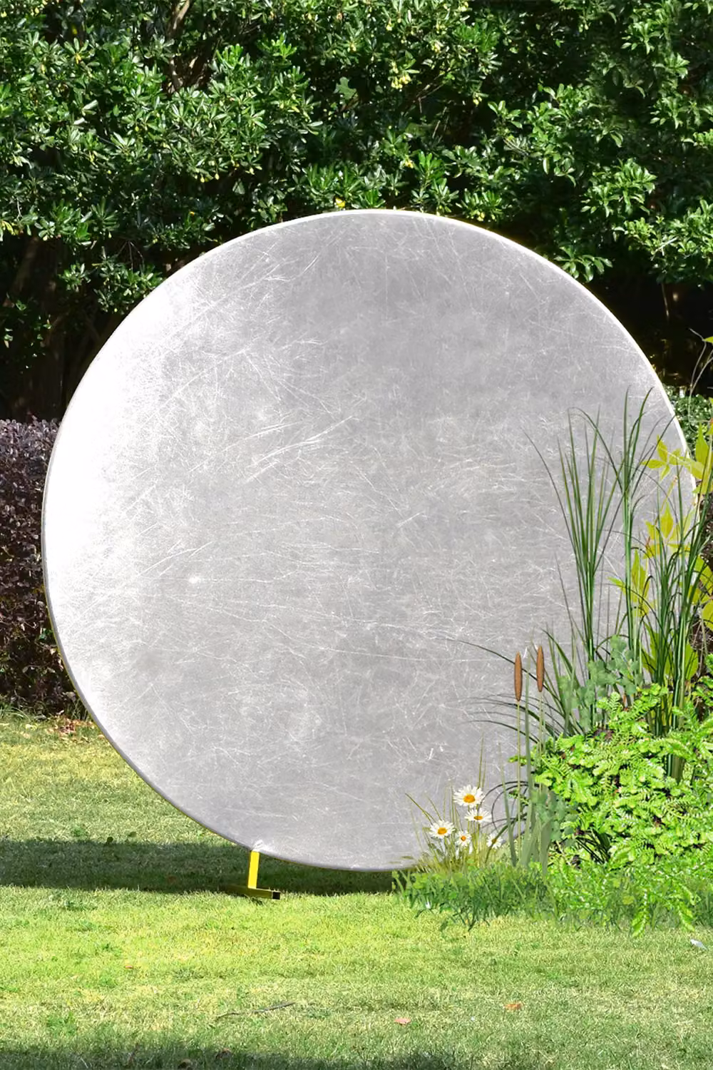 Neel Blue Silver Round Arch Backdrop Cover, Wrinkle-Resistant Spandex Circle Arch Stand Cover, 180cm – 2