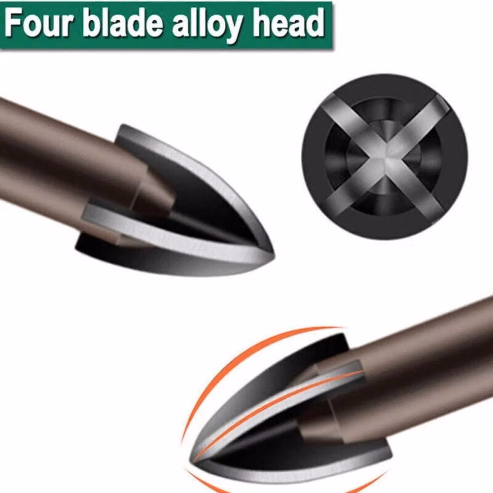 SPETLEK 7-Piece Multi-Material Masonry Tile Drill Bit Set in Brown – 4