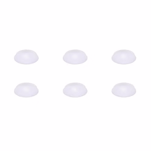 SYLVANIA SylCircle White LED Round Flush Mount Ceiling Light, 16.5W, 2000 Lumens, IP54, Pack of 6