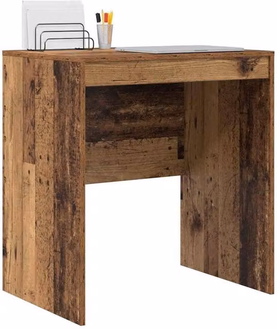 Berkfield Home Rustic Brown MDF Writing Desk, W/D/H: 70 x 50 x 76 cm