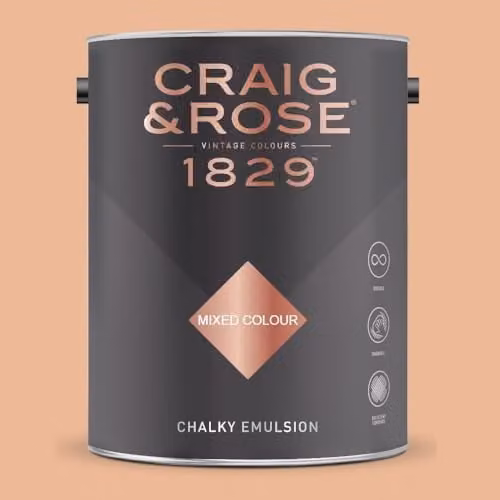 Craig & Rose 1829 Chalky Emulsion Paint Stop in Chatelaine, Matt, 5 l
