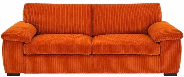 SOFASELECTION UK Amalfi 3 Seater Sofa in Orange Fabric