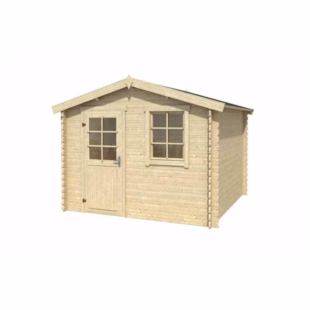 Lasita Maja Ltd Nina 275 Log Cabin Garden Room and Home Office in Natural – 2