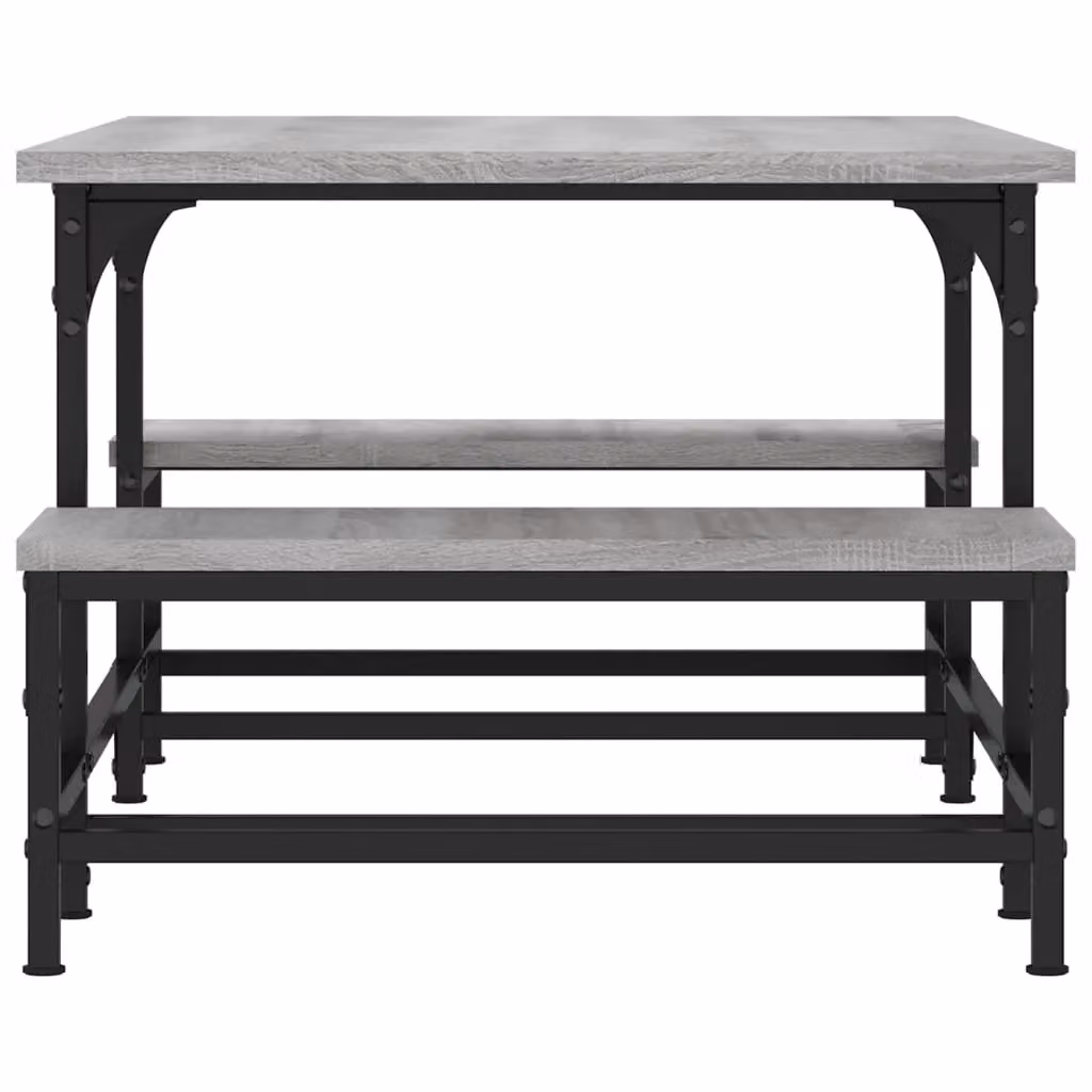 Berkfield Home Grey Sonoma Coffee Table in Engineered Wood, W: 100 cm, D: 50.5 cm, H: 40 cm – 3