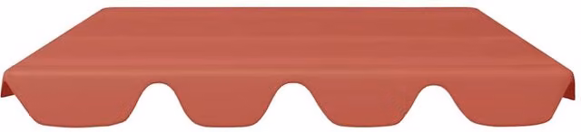 Berkfield Home Replacement Garden Swing Canopy in Burnt Orange