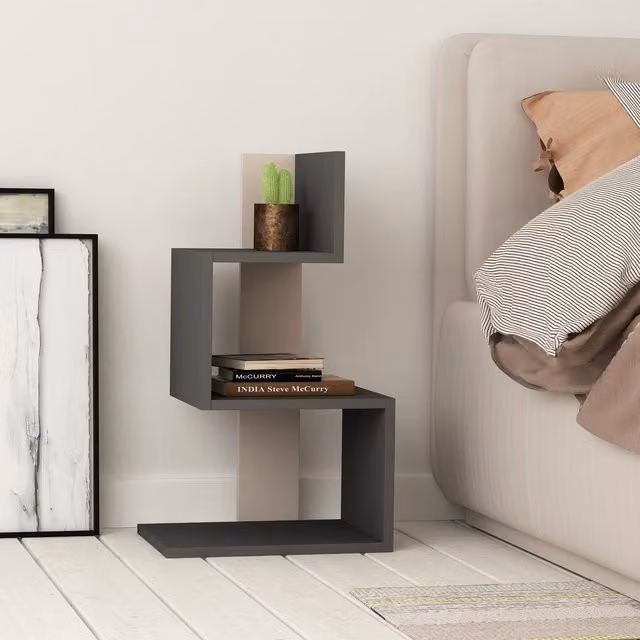 Decortie Rosie Modern Grey Side Table – 1