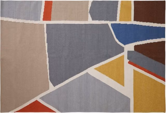 Orsina Villon Abstract Art Woven Rug, Multicolour, W: 160 cm, D: 230 cm