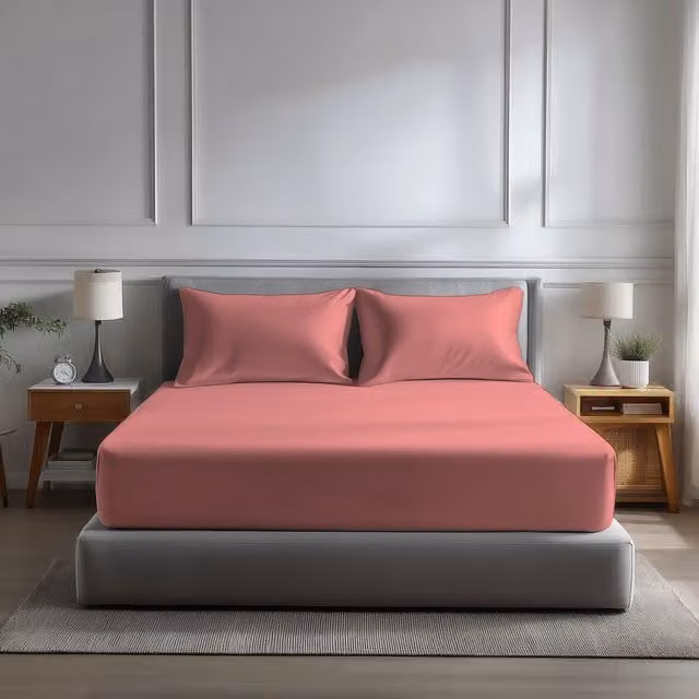 Snug City Pink Microfibre Soft Touch Extra Deep Fitted Sheet, Super King, Depth: 40 cm – 1