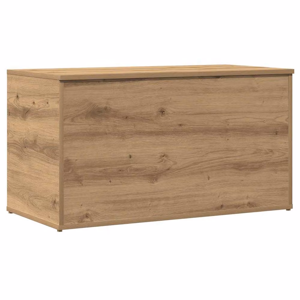 Berkfield Home Artisan Oak Storage Chest in Brown, W/D/H: 84 x 42 x 46 cm – 2