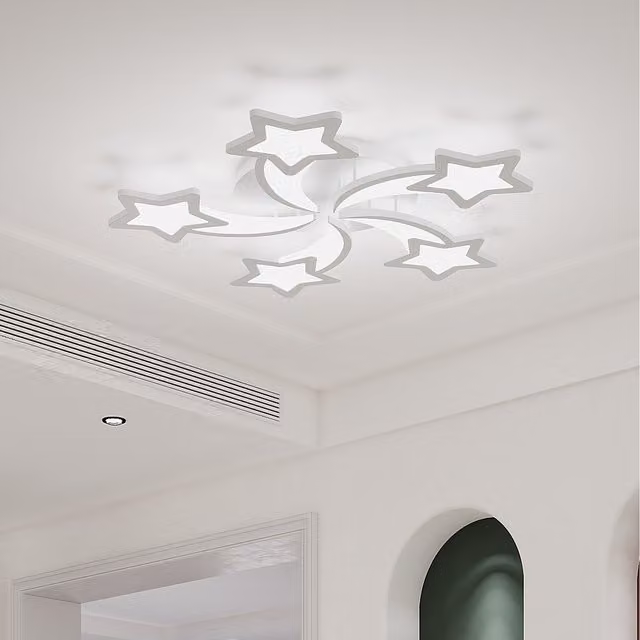 Komore Shooting Star LED Ceiling Light, White, 75W