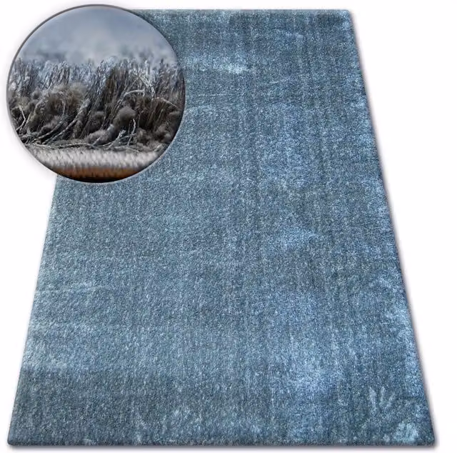 RugsX Verona Modern Grey Rectangular Polyester Rug W: 80 cm, L: 150 cm – 1