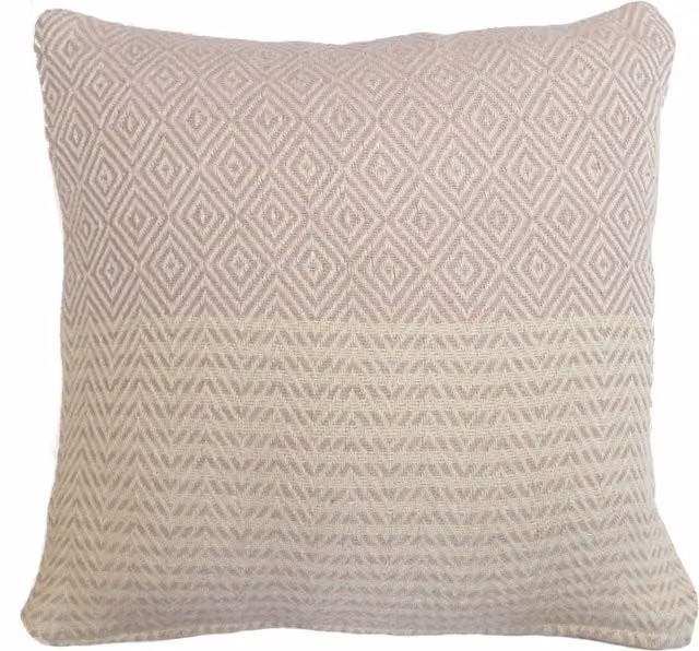 Rapport Home Rona Square Graphic Cushion Cover in Pink, W/D/H: 43 x 43 x 43 cm