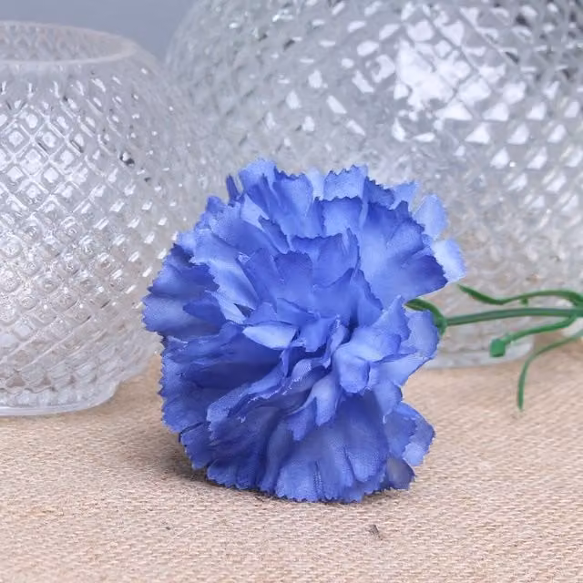 Kingsbury Gifts Royal Blue Artificial Silk Single Carnation