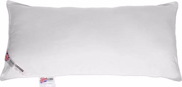 Homescapes Hotel Quality Super Microfibre King Size Pillow, White