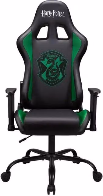 Subsonic Harry Potter Slytherin Pro Gaming Chair in Black Synthetic Leather