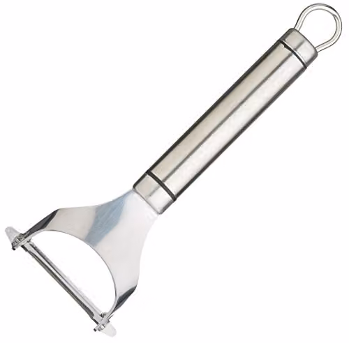 KitchenCraft Professional Stainless Steel Y-Shaped Swivel Potato Peeler, Silver