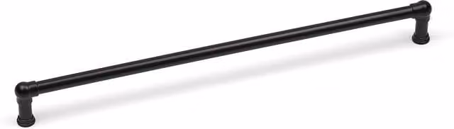Handle & Home Industrial Style Matt Black Pipe Bar Handles, Width: 33.2 cm