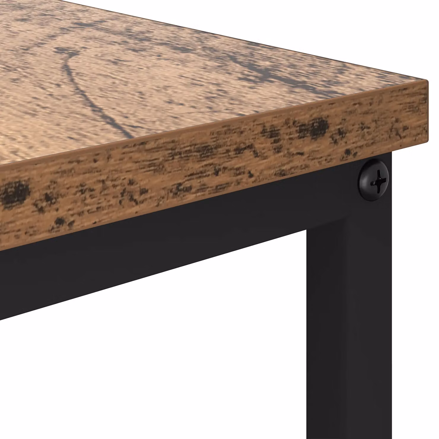 Berkfield Home Modern Rectangular Coffee Table in Brown, W/D/H: 100 x 51 x 45 cm – 4