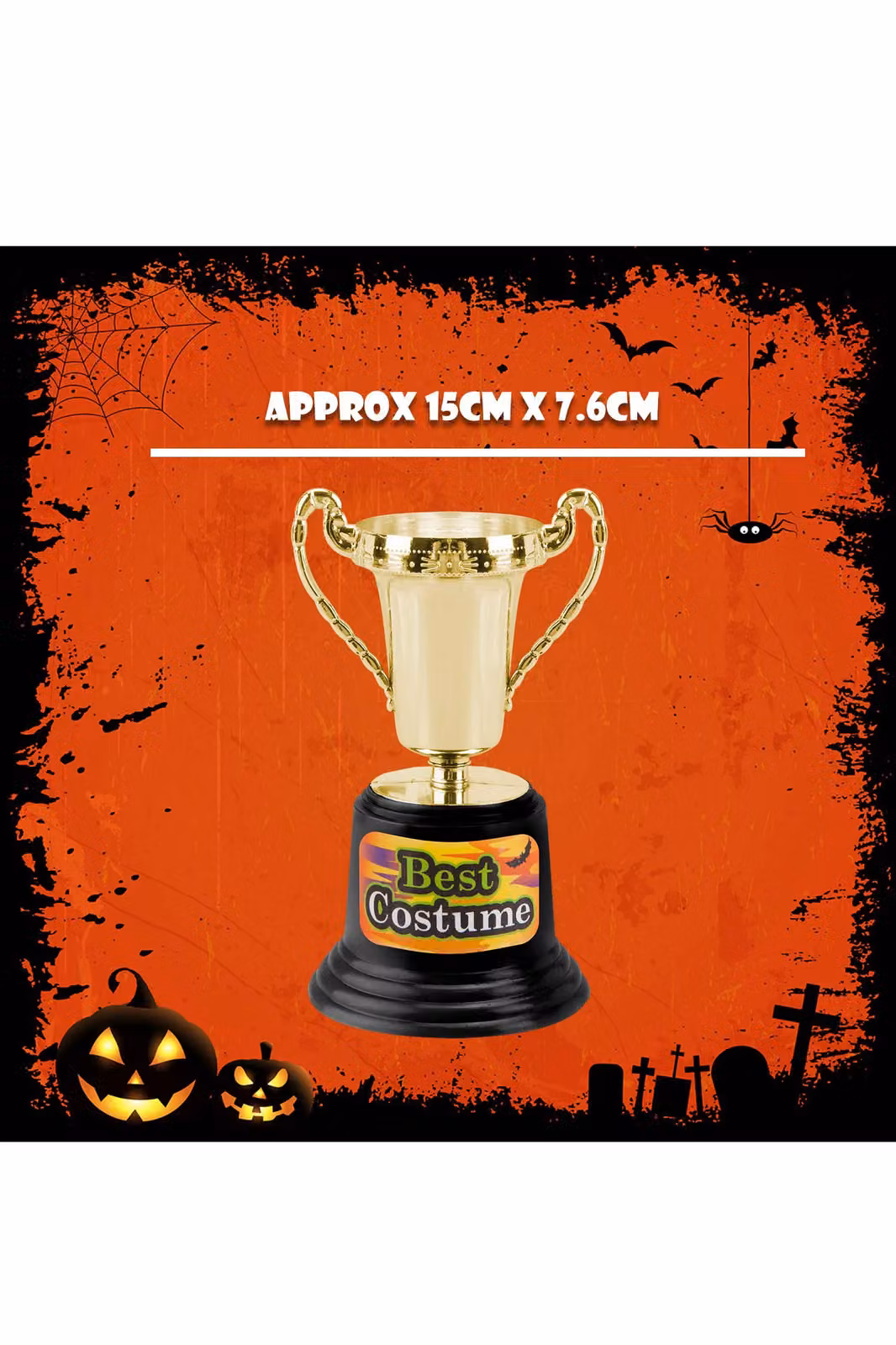 VFM e-Store Gold Halloween Party Trophy for Adults – 7