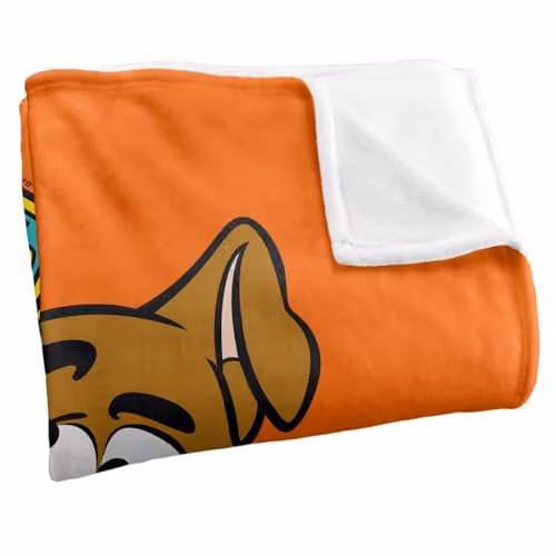 LOGOVISION Scooby Doo Silly Silky Touch Super Soft Fleece Throw Blanket, Multicolour, W: 91.44 cm, L: 147 cm – 2