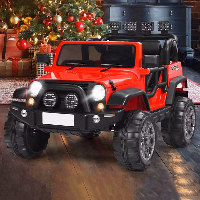 Costway Red Electric Kids Ride On RC Truck