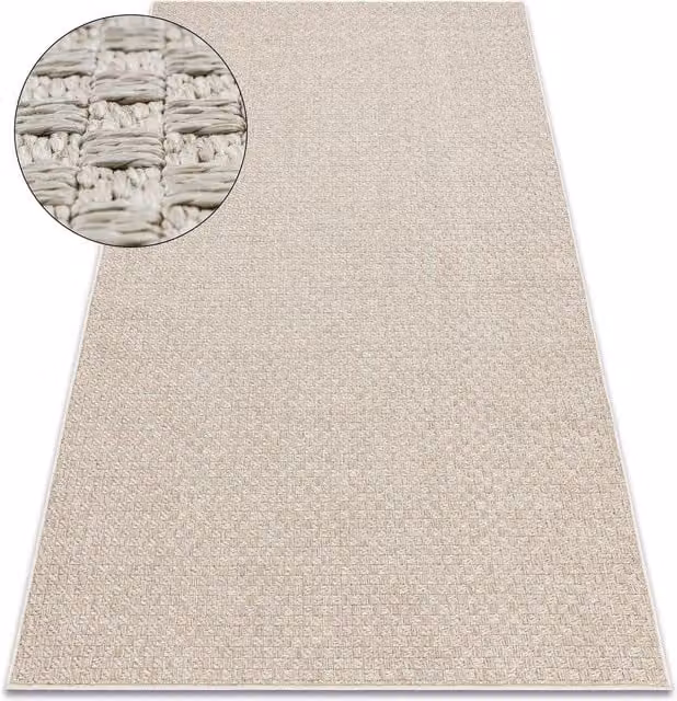 RugsX Origi Beige Scandinavian Flat Weave Rug, W: 116 cm x L: 170 cm