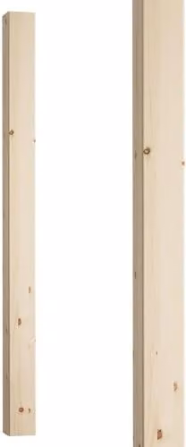 Blueprint Joinery Plain Square Pine Newel Post, W/D/H: 9 x 4.2 x 150 cm