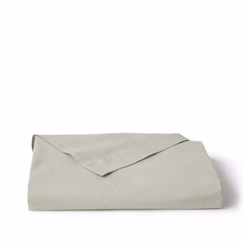 Christy GOTS Certified Organic Cotton Percale Double Flat Sheet in Beige, W/D/H: 140 x 200 cm – 2