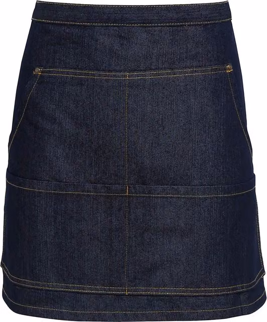Premier Jeans Stitch Denim Waist Apron Pack of 2 in Blue