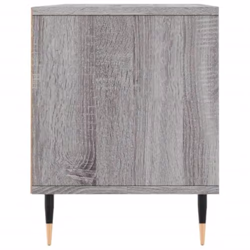 vidaXL Modern Grey TV Cabinet with Media Compartments, W/D/H: 100 x 34.5 x 44.5 cm – 3