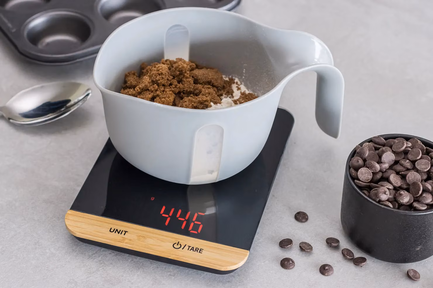 MasterClass Electronic Duo Platform Kitchen Scales in Black with Digital Display and Tare Function – 4