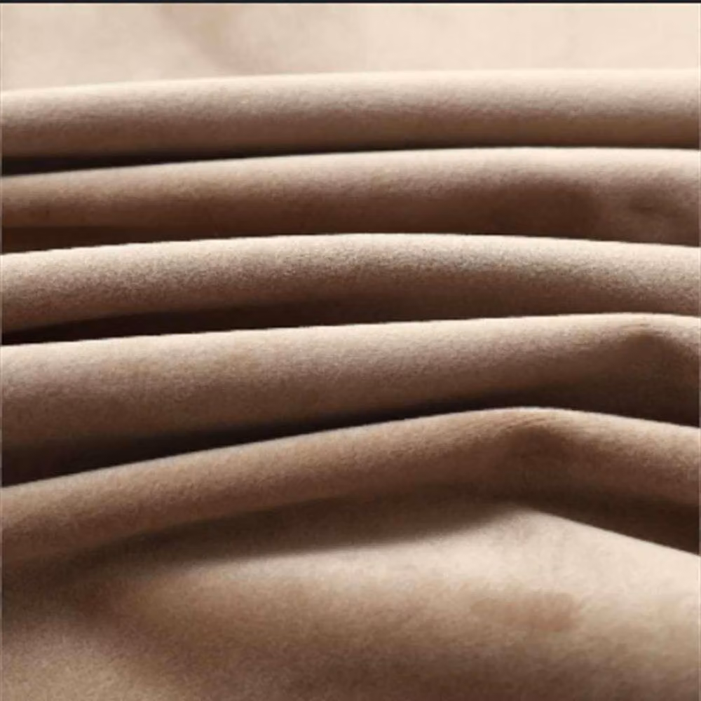 Berkfield Home Blackout Velvet Curtains in Beige, 2 Pack, W: 140 cm, H: 225 cm – 4