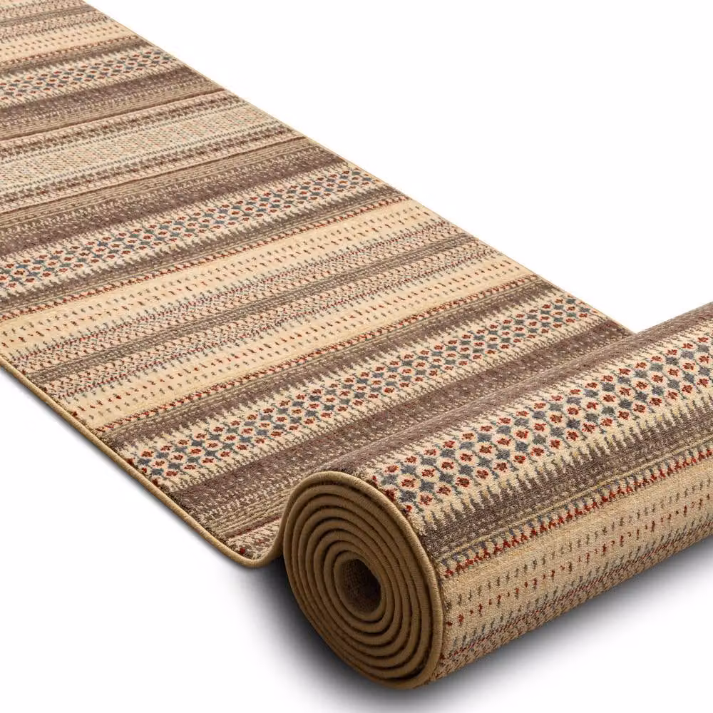 RugsX Djobie Wool Runner in Beige, W: 80 cm, L: 120 cm – 2