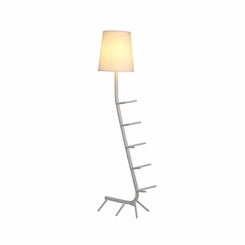 Netlighting Mantra Fusion Centipede Floor Lamp with Shade, White, H: 165 cm – 1