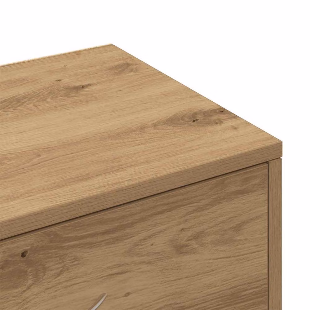 Berkfield Home Artisan Oak Sideboard with 6 Drawers in Brown, W/D/H: 50 x 34 x 96 cm – 3