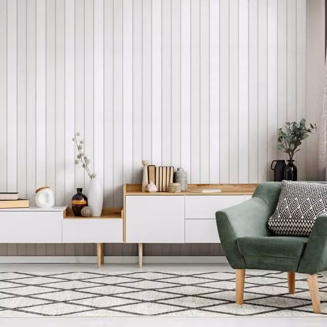 Erismann Elegant Stripe Abstract Striped Classic Wallpaper in Grey