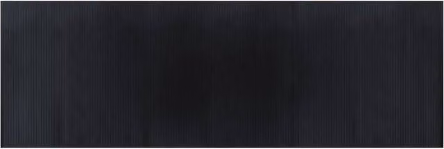 Berkfield Home Rectangular Bamboo Rug in Black, W: 100 cm, L: 300 cm – 1