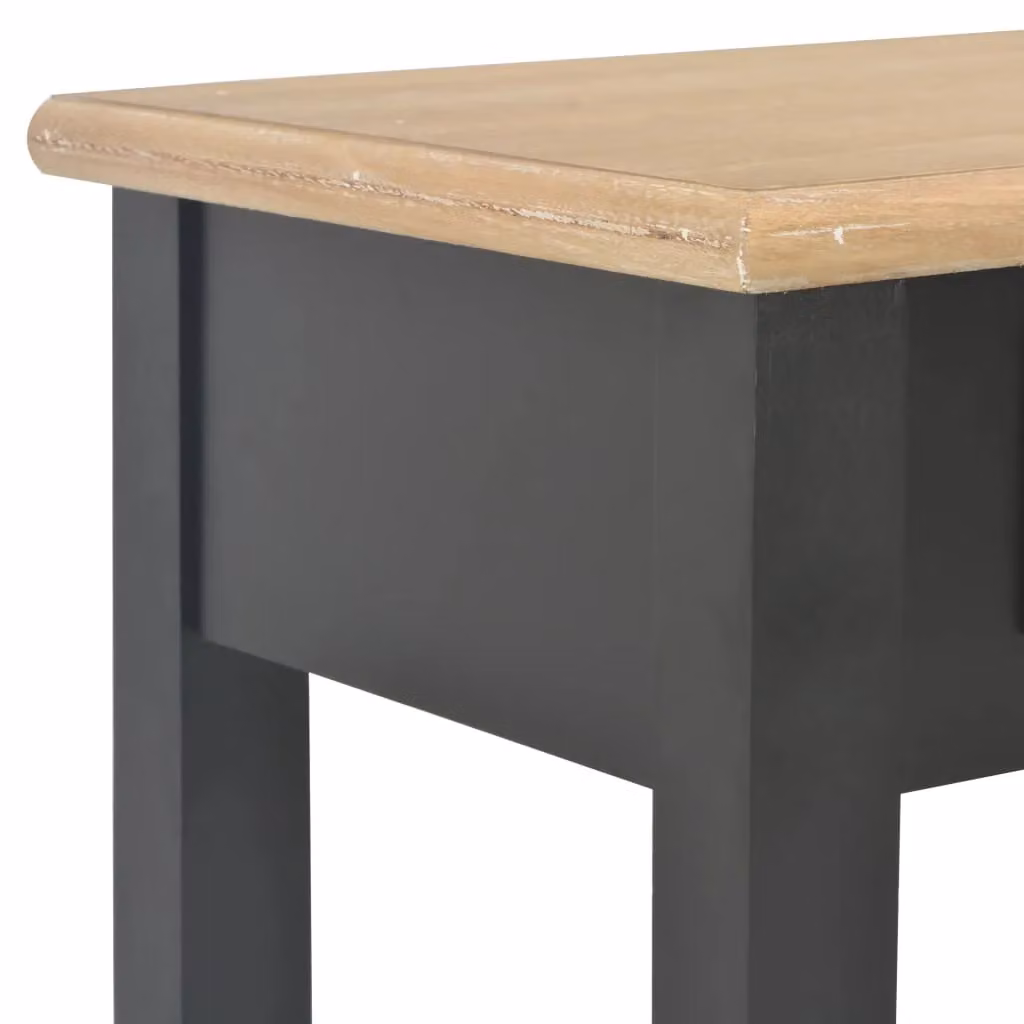 Berkfield Home Black Classic Console Table W/D/H: 110 x 35 x 80 cm – 4