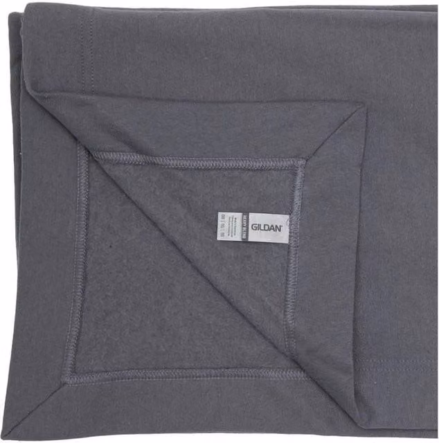 Gildan Heavy Blend Unisex Fleece Stadium Blanket in Grey