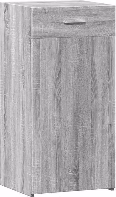 Berkfield Home Grey Sonoma Sideboard in Engineered Wood, W: 45 cm, D: 42.5 cm, H: 93 cm