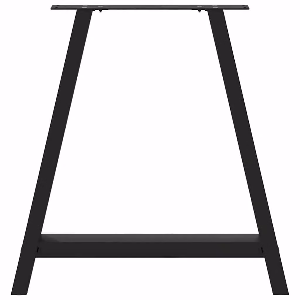 Berkfield Home A-Shaped Coffee Table Legs, 2 Pieces, Black Steel, H: 72-73 cm x W: 80 cm – 4