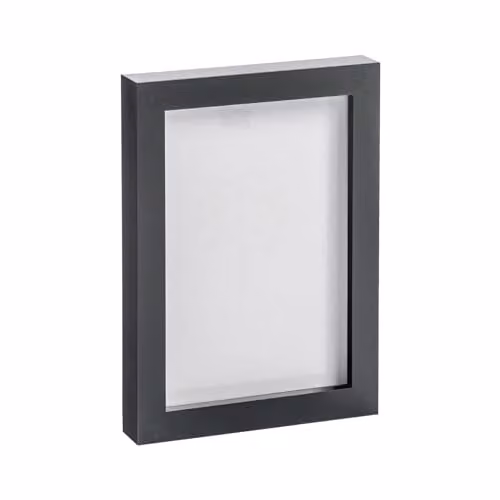 Nicola Spring Black Rectangular Single Photo Frame for 5 x 7 inch Photos – 1