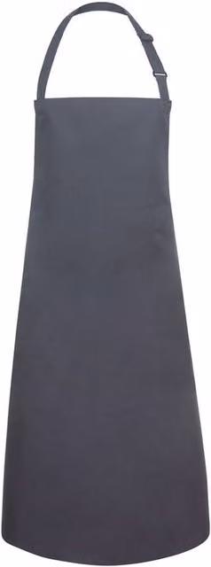 Karlowsky Pocket Buckle Bib Apron in Dark Grey – 1