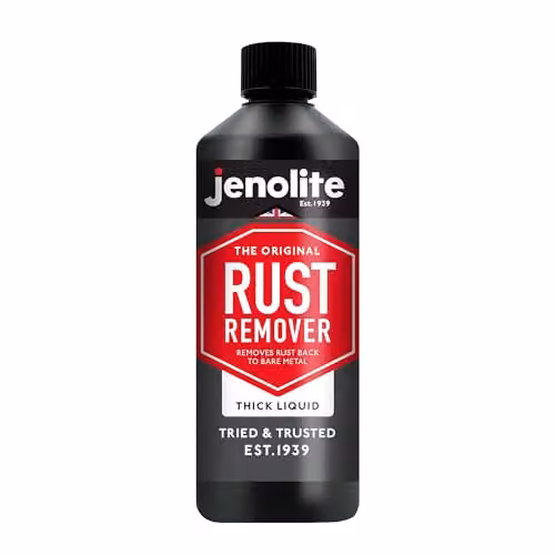 JENOLITE Rust Remover Thick Liquid, 500ml, Fast Acting Non-Drip Formula for Metal and Vertical Surfaces
