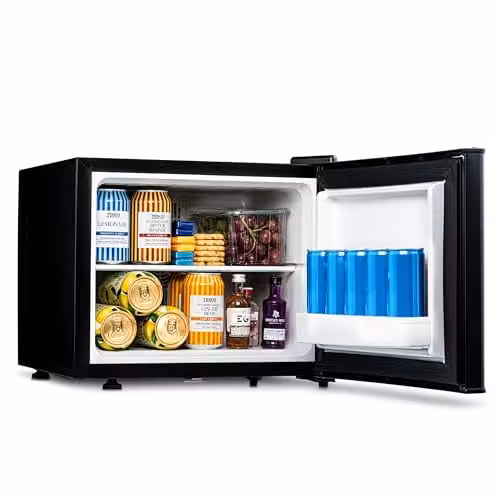 Subcold Aire20 LED Mini Fridge, 20L Thermoelectric Countertop Model with Interior LED Light and Lockable Solid Door, Black – 3