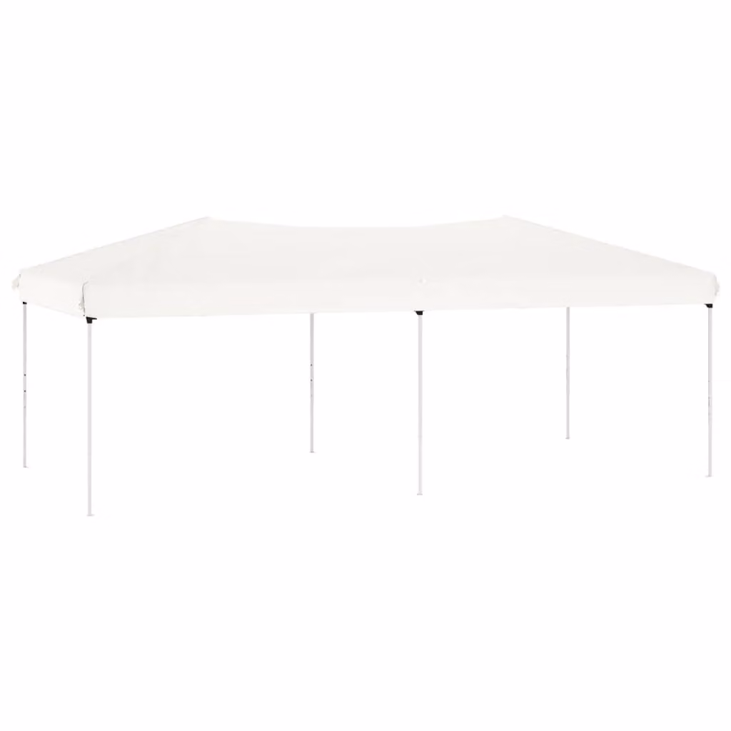 Berkfield Home White and Silver Folding Party Tent W: 6 m, D: 3 m – 2