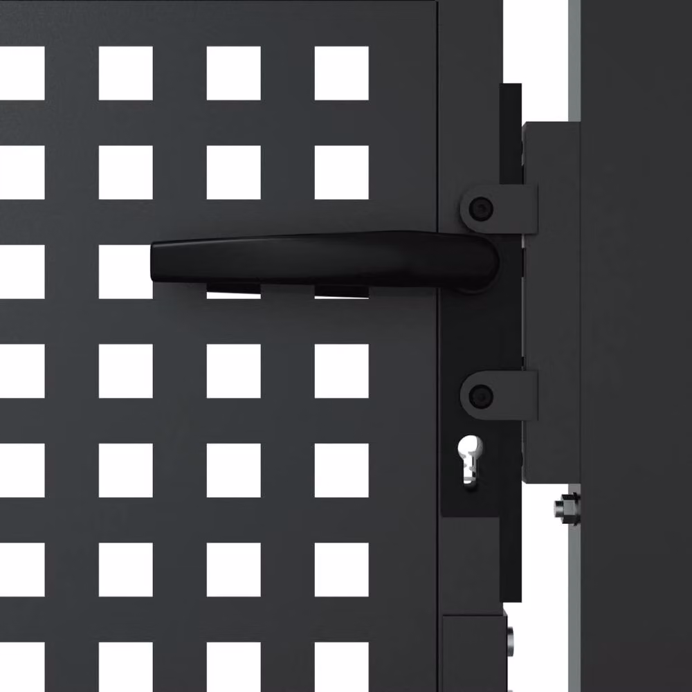 Berkfield Home Durable Steel Garden Gate in Anthracite, W: 105 cm, H: 175 cm – 4