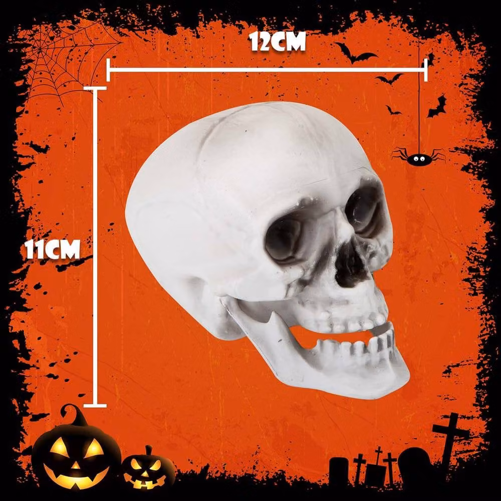 VFM e-Store Halloween Skull Decoration with Moving Jaw in White – 2