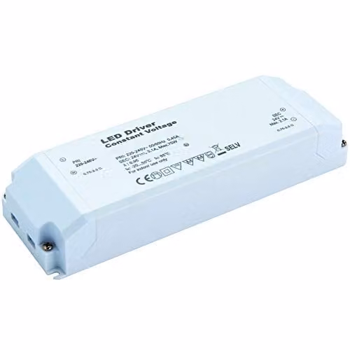 Loops 75W 24V DC Constant Voltage LED Driver Transformer for GU10 Lighting