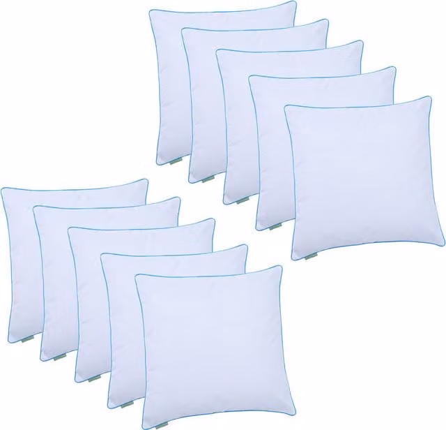 Gardenista Turquoise Blue Square Outdoor Garden Scatter Cushion, W/D/H: 60 x 60 x 60 cm